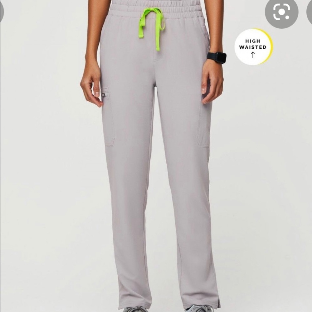 YOLA SKINNY PANTS high wasted - xsmall slate